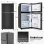 Frigorífico Dos Puertas Welltin Compacto 86,8cm 60L E Negro