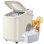 Selbstreinigende Eiswu rfelmaschine Welltin 12 kg/24h 9 Wuerfel 2 Groessen Beige