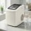 Selbstreinigende Eiswu rfelmaschine Welltin 12 kg/24h 9 Wuerfel 2 Groessen Beige