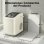 Selbstreinigende Eiswu rfelmaschine Welltin 12 kg/24h 9 Wuerfel 2 Groessen Beige
