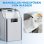 Macchina per ghiaccio Welltin 20 kg/24h deposito 2,1 L argento