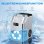 Macchina per ghiaccio Welltin 20 kg/24h deposito 2,1 L argento