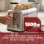 Tostadora Nilson Life Acero Inoxidable 2 Ranuras 1500W Calientabollos 7 Niveles