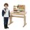 Escritorio Infantil Welltin N622p Madera Maciza Regulable Tablero Inclinable 80x60cm