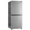 Frigorífico Mini Welltin BCD-106W Defrost 102cm 106L E Plateado y negro
