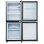 Frigorífico Mini Welltin BCD-106W Defrost 102cm 106L E Plateado y negro