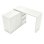 Scrivania ad angolo Welltin W5093s 110-170 cm 3 cassetti 360°