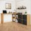 Secretária em L Welltin N880P4180134S MDF 4cm Giratória 360° com Gavetas