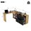 Secretária em L Welltin N880P4180134S MDF 4cm Giratória 360° com Gavetas