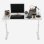 Bureau réglable Welltin W3301 120x60 cm compact et ergonomique