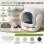 Caja de Arena Inteligente Welltin Auto-limpieza 68L Sensores Infrarrojos y Gravedad