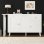Secretária Welltin N880P3174156W 120x40cm 50kg Giratória 360° com Aparador Branco