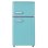 Frigorífico Mini Welltin Dos Puertas Defrost 91cm 72L E Cian