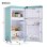 Frigorífico Mini Welltin Dos Puertas Defrost 91cm 72L E Cian