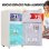 Frigorífico Mini Dos Puertas Rolipo ES314740WAA Defrost 91cm 72L E Blanco
