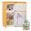 Frigorífico Mini Rolipo ES310549GAA Defrost 88,8cm 60L E Amarillo