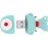 USB-Stick Emtec M337 Whale 16GB USB 2.0 3D-Design Blau