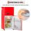 Frigorifero Mini Due Porte Rolipo ES310549RAA Defrost 88,8cm 60L E Rosso