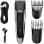 Máquina de Cortar Cabelo Clatronic HSM/R 3827 Sem Fios 16 Comprimentos 100min 2 Pentes