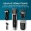 Máquina de Cortar Cabelo Clatronic HSM/R 3827 Sem Fios 16 Comprimentos 100min 2 Pentes