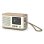 Radio Pure Classic Mini Bianco Cotone/Quercia