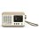 Radio Pure Classic Mini Bianco Cotone/Quercia