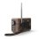 Kompakte Pure Classic Mini Radio Schwarz Kaffee Walnuss