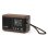 Kompakte Pure Classic Mini Radio Schwarz Kaffee Walnuss