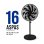 Standventilator Industrie Bilake Centurion 300W 65cm 16 Flügel Oszillierend
