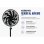 Standventilator Industrie Bilake Centurion 300W 65cm 16 Flügel Oszillierend