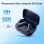 Auricolari Fargo Bluetooth Wireless con Cancellazione Rumore Adattiva, 6 Microfoni, Blu