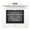 Horno Multifunción Cata MDS 8108 WH 73L 60cm Hidrolítico A Blanco