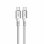 USB-C Kabel DCU Tecnologic USB4 Gen 2x2 240W 40Gbps 1,5m Weiß