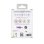 USB-C Kabel DCU Tecnologic USB4 Gen 2x2 240W 40Gbps 1,5m Weiß