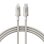 Cable Baseus Lightning a USB-C 1m Carga Rápida 20W Plata