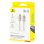 Cable Baseus Lightning a USB-C 1m Carga Rápida 20W Plata