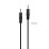 Audiokabel Fonestar JACK-MM-1-5 3,5 mm Stecker zu Stecker 1,5 m schwarz