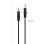 Audiokabel Fonestar JACK-MM-1-5 3,5 mm Stecker zu Stecker 1,5 m schwarz