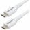 Câble USB-C StarTech.com 2m blanc charge rapide 60W 3A pack 2
