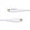 Câble USB-C StarTech.com 2m blanc charge rapide 60W 3A pack 2