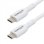 Cable USB-C de Carga 1m Pack de 2 StarTech.com USB 2.0 60W 3A Blanco