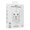 Rato White Shark DAGONET Bluetooth 12000 DPI Branco 6 Botões Ambidestro