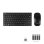 Teclado TooQ TQKMW-3101-B membrana compacto con ratón slim inalámbrico