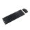 Teclado TooQ TQKMW-3102-B membrana inalámbrico con ratón slim negro
