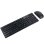 Teclado TooQ TQKMW-3102-B membrana inalámbrico con ratón slim negro