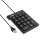 Clavier TooQ TQK-2001-B membrane compact USB noir 19 touches