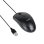 Ratón TooQ TQM-1001-B USB 1000 DPI Ambidextrisch Schwarz