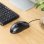 Ratón TooQ TQM-1001-B USB 1000 DPI Ambidextrisch Schwarz