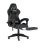 Silla Gaming Naspaluro Ergonómica con Reposapiés y Cojín Lumbar Negra