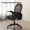 Sedia Ufficio Naspaluro Ergonomica Rete Traspirante